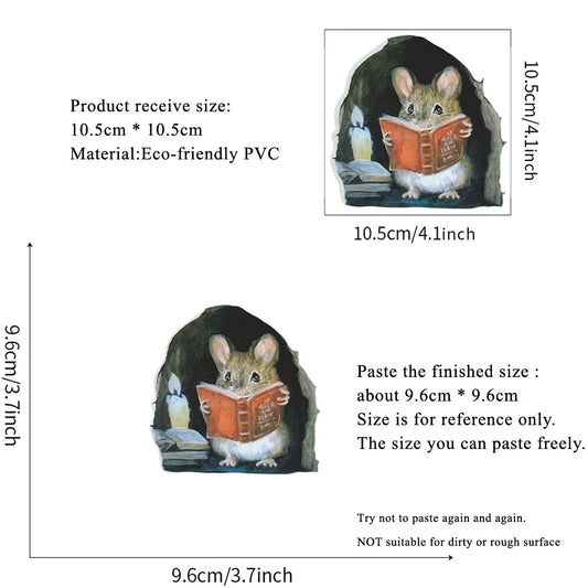 Morsomme Muse Veggklistremerker